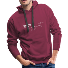 Load image into Gallery viewer, Rigor and Engagement Men’s Premium Hoodie - burgundy