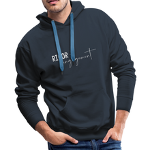 Load image into Gallery viewer, Rigor and Engagement Men’s Premium Hoodie - navy