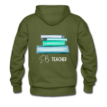 Load image into Gallery viewer, Rigor and Engagement Men’s Premium Hoodie - olive green