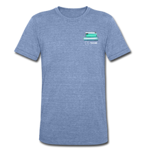 Load image into Gallery viewer, EB Teacher Unisex Tri-Blend T-Shirt - heather Blue
