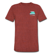 Load image into Gallery viewer, EB Teacher Unisex Tri-Blend T-Shirt - heather cranberry