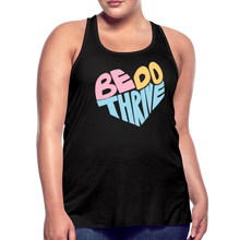 Load image into Gallery viewer, Women's Flowy Tank Top by Bella - black