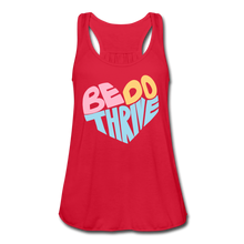 Load image into Gallery viewer, Women's Flowy Tank Top by Bella - red