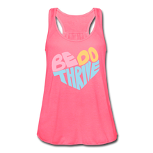 Load image into Gallery viewer, Women's Flowy Tank Top by Bella - neon pink