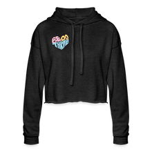 Load image into Gallery viewer, Women's Cropped Hoodie - deep heather